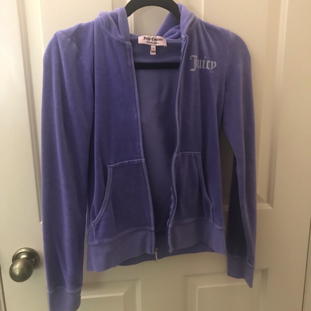 Purple Juicy zip-up hooded jacket